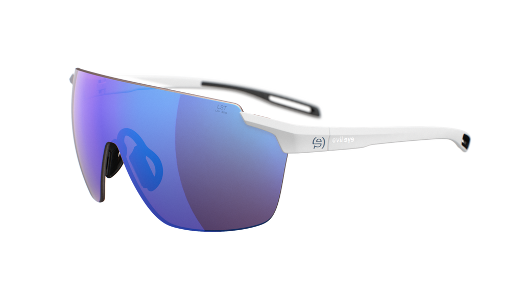 evil eye vistair-x e029/75 1500 bijela mat / LST® active plava mirror - bocni prikaz