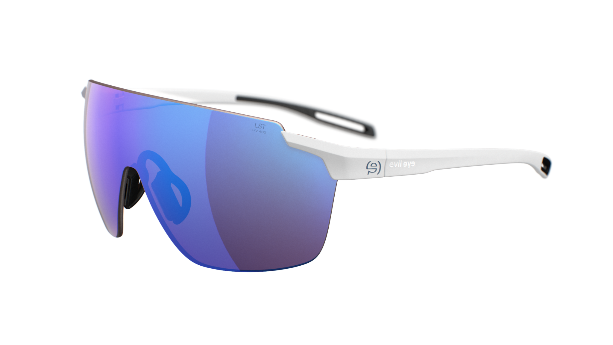evil eye vistair-x e029/75 1500 bijela mat / LST® active plava mirror - bocni prikaz