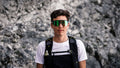 evil eye trailsense e045/75 4500 tamno plava mat / LST® VARiO plava-zelena M - lifestyle fotografija