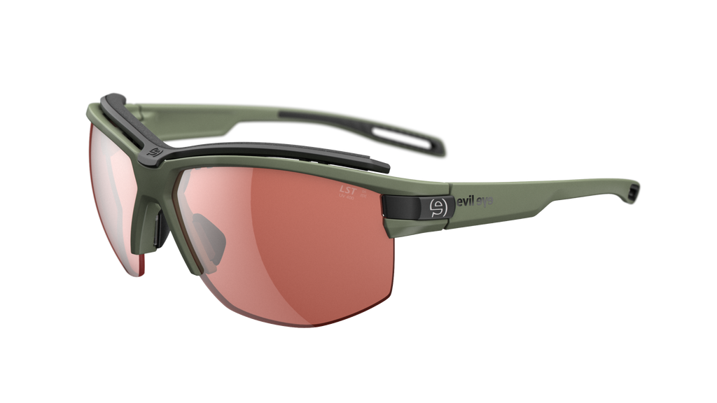 evil eye pathline pro e042/75 5600 forest zelena mat / LST® active silver - bocni prikaz