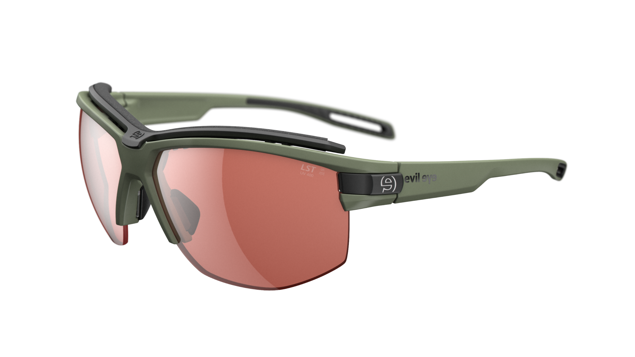 evil eye pathline pro e042/75 5600 forest zelena mat / LST® active silver - bocni prikaz
