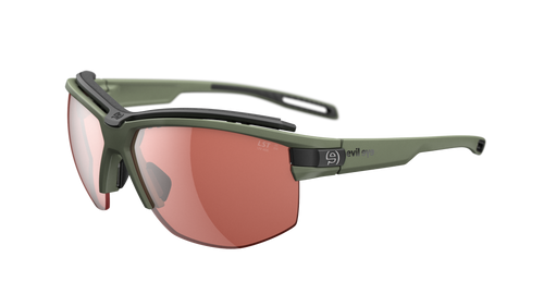 evil eye pathline pro e042/75 5600 forest zelena mat / LST® active silver - bocni prikaz