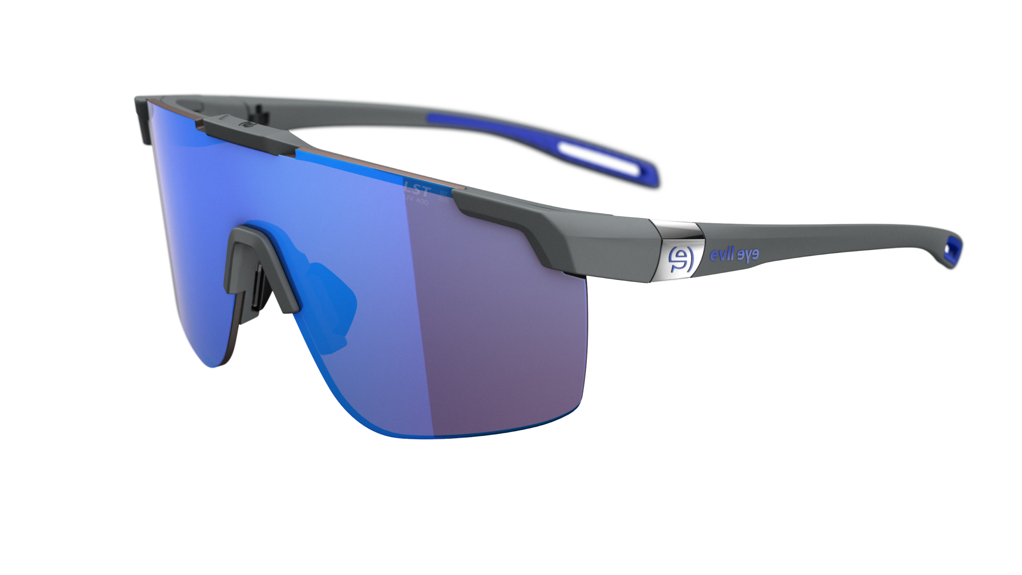 evil eye speedsense II e053/75 6500 tamno siva mat / LST® active plava M - bocni prikaz