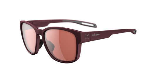 evil eye mira e055/75 3000 dark crvena mat / LST® active silver M - bocni prikaz