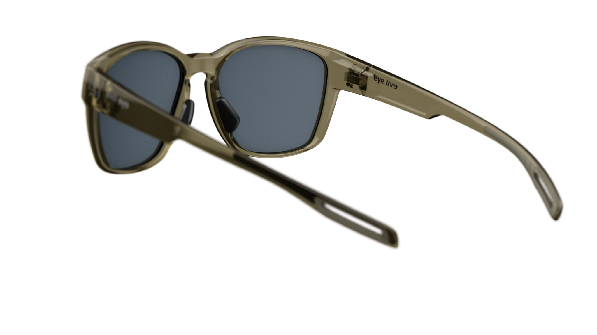 evil eye mira e055/75 5500 maslinasta prozirna / LST® siva silver M - straznji prikaz