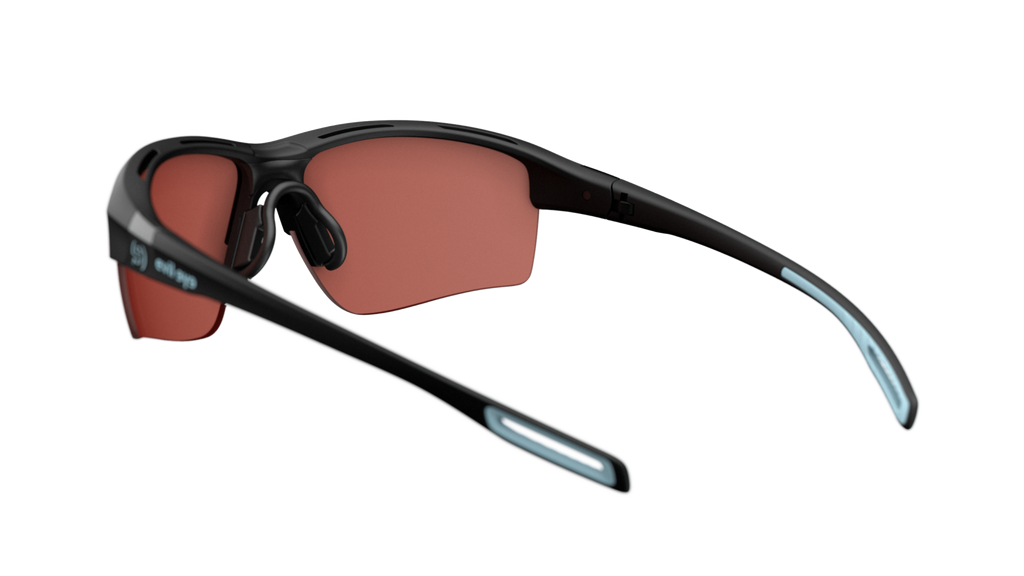 evil eye elate.p e020/75 9200 crna mat / LST® active silver - straznji prikaz