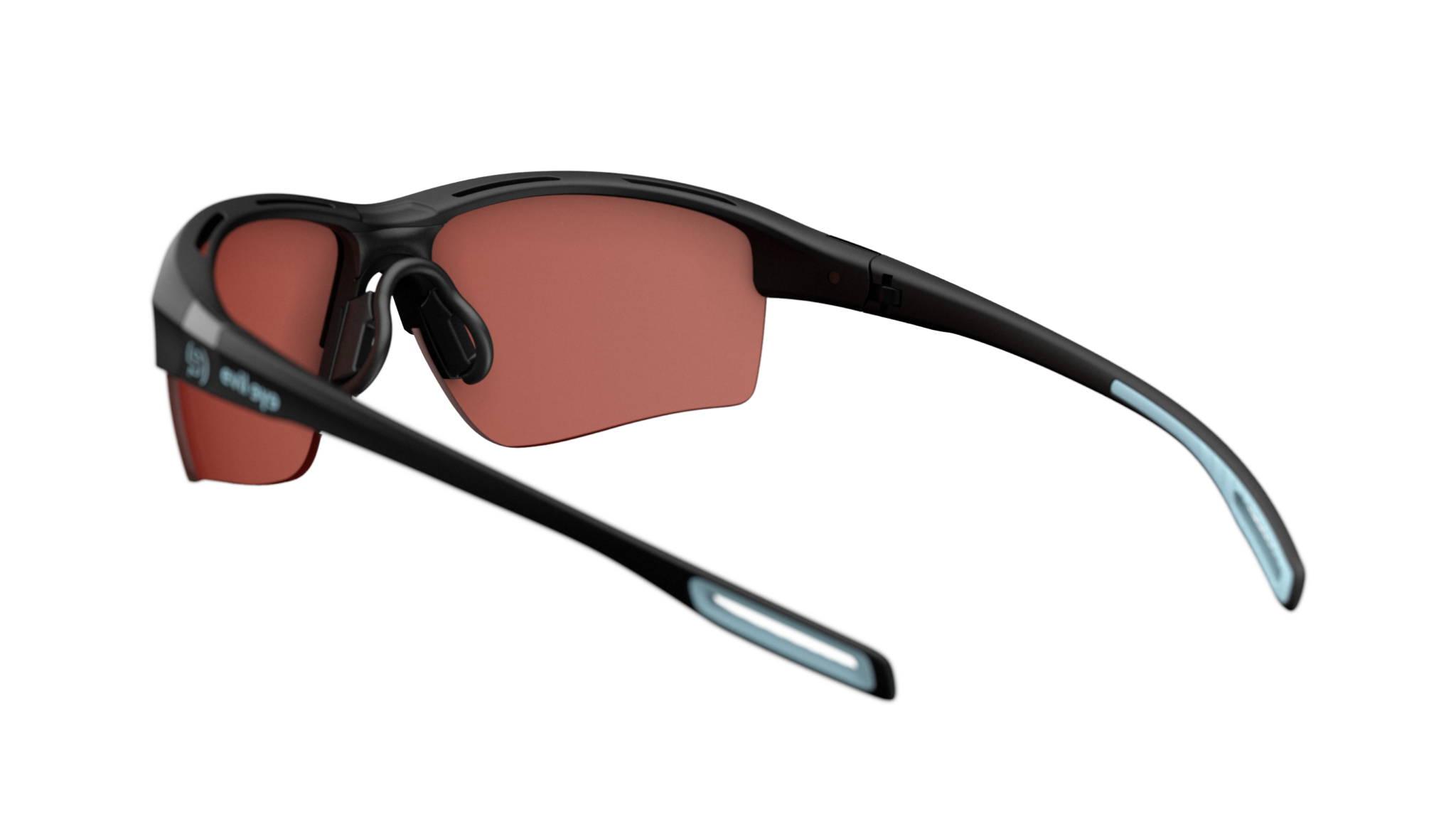 evil eye elate.p e020/75 9200 crna mat / LST® active silver - straznji prikaz