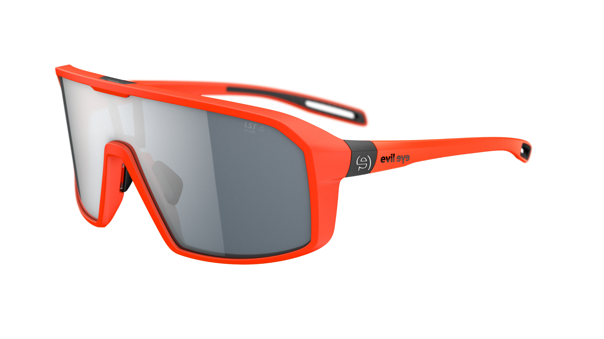 evil eye roadsense e037/75 2500 neon narančasta mat / LST® siva silver - bocni prikaz