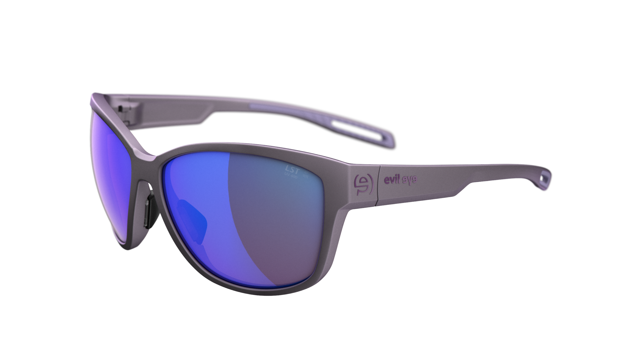 evil eye pika e044/75 4000 siva violet metalik / LST® active plava mirror - bocni prikaz