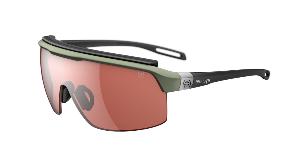 evil eye traileye pro e016/75 5600 forest zelena mat / LST® active silver - bocni prikaz