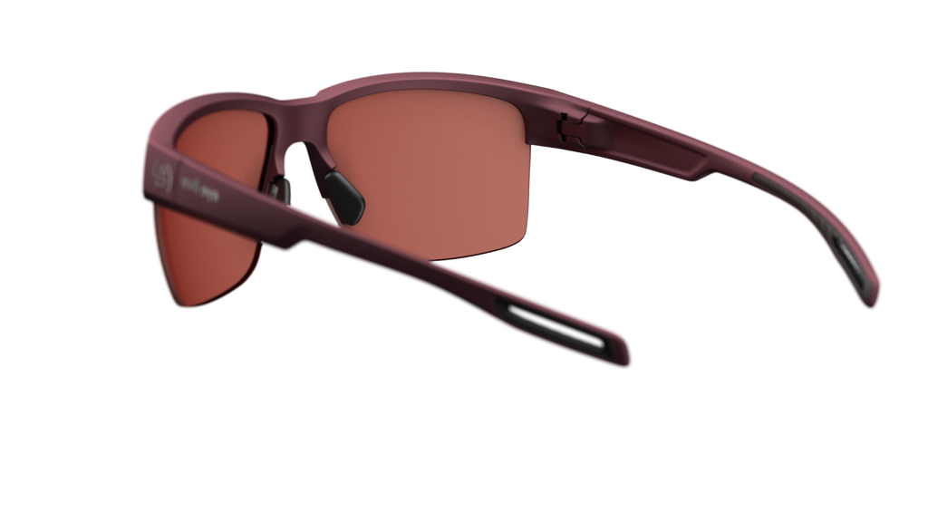 evil eye coastline e048/75 3000 dark crvena mat / LST® active silver M - straznji prikaz