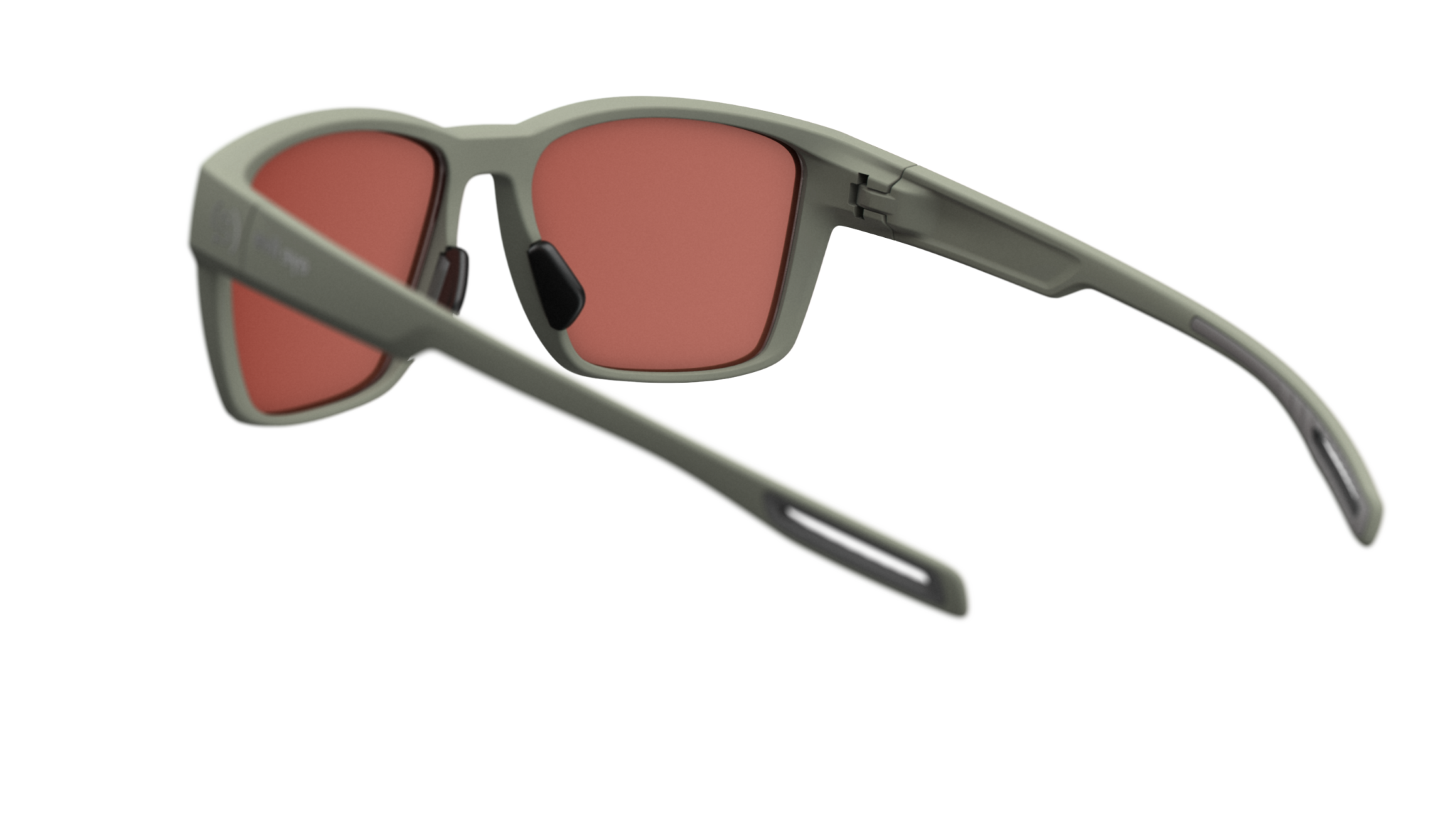 evil eye flare e054/75 5500 forest zelena mat / LST® active silver M - straznji prikaz