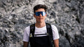 evil eye trailsense II e046/75 6500 tamno siva mat / LST® active plava M - lifestyle fotografija