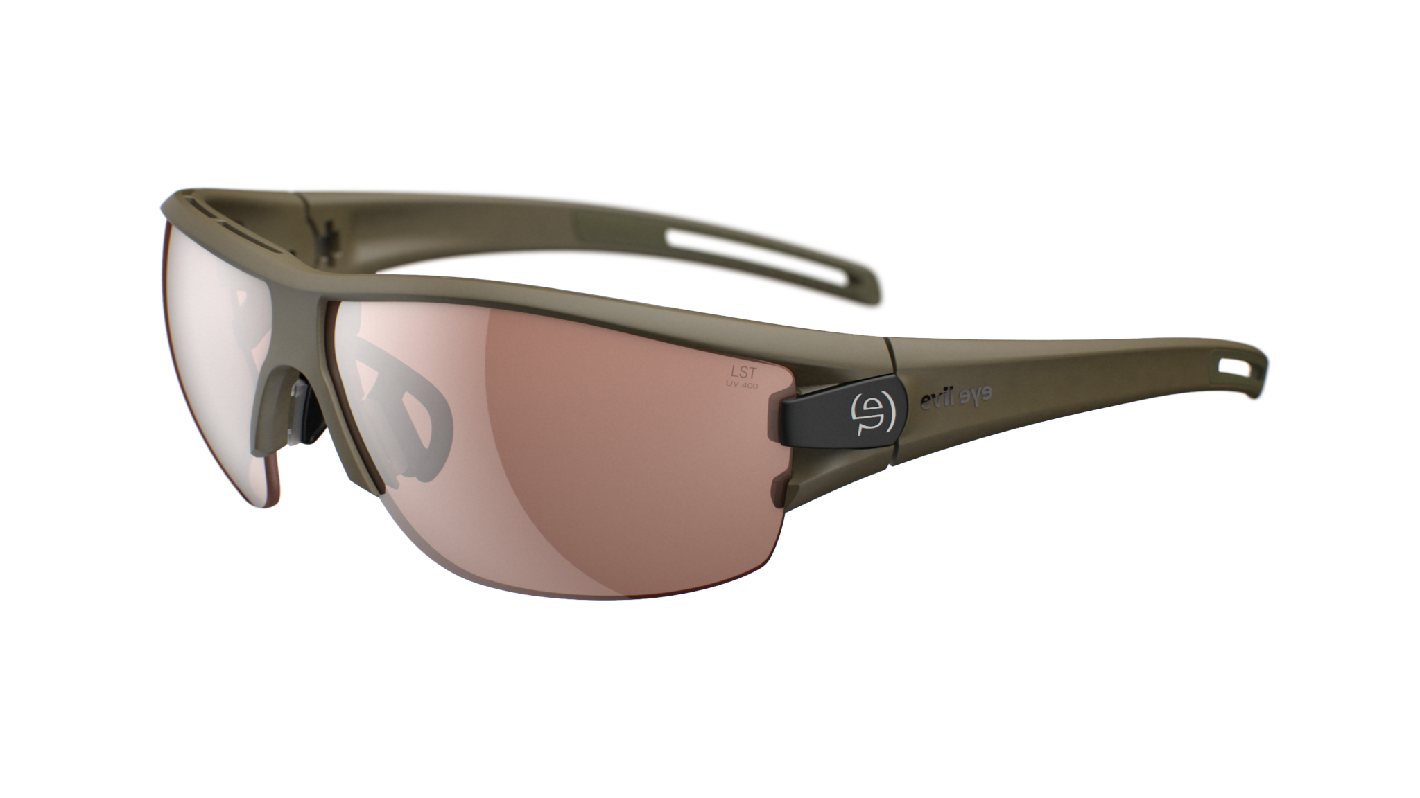 evil eye trace ng e031/75 6000 khaki mat / LST® contrast silver - bocni prikaz