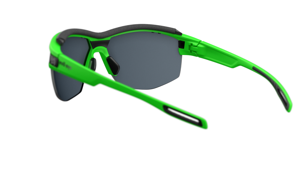evil eye pathline pro e042/75 5800 neon zelena mat / LST® siva silver M - straznji prikaz
