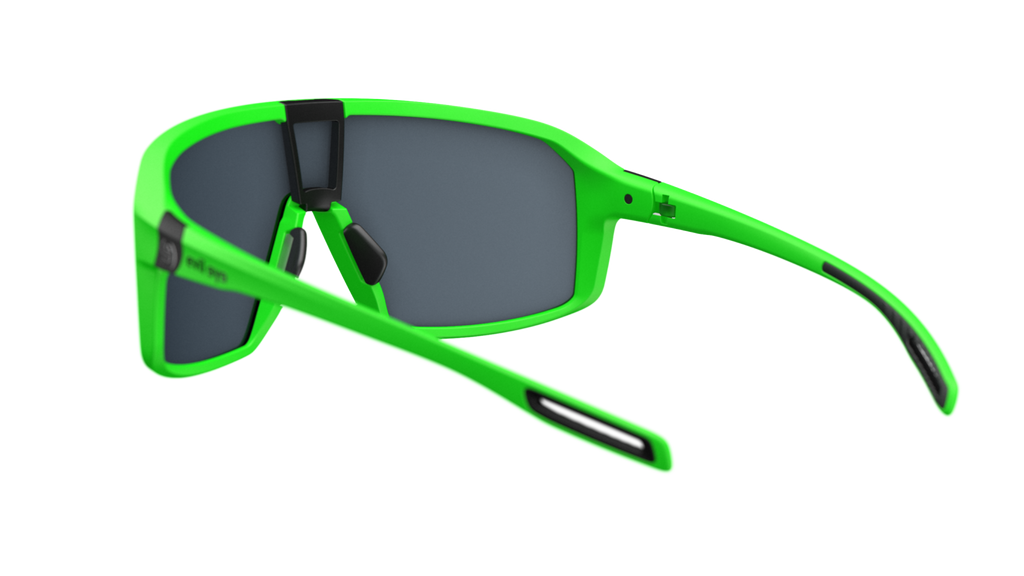 evil eye roadsense e037/75 5800 neon zelena mat / LST® siva silver M - straznji prikaz