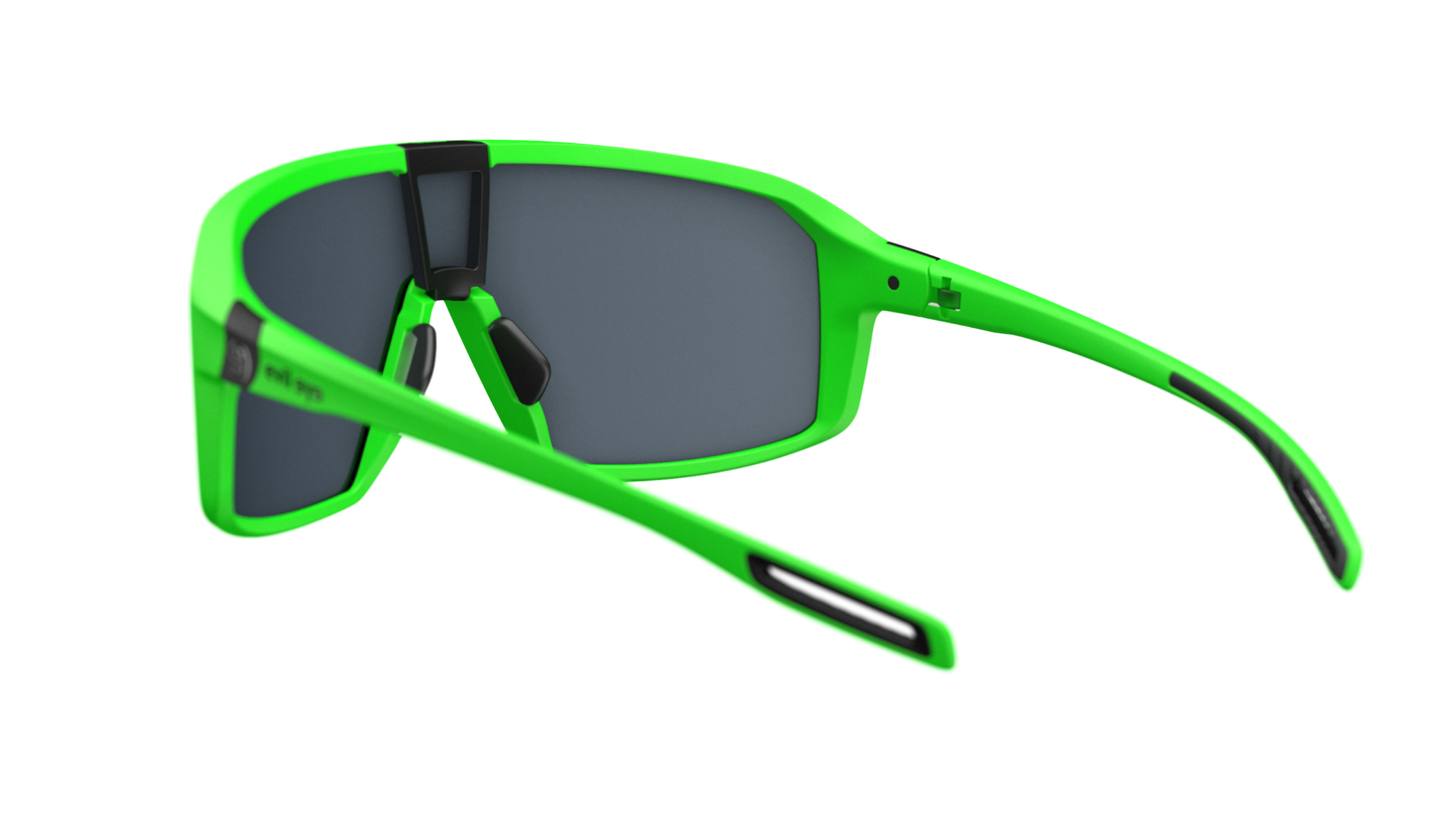 evil eye roadsense e037/75 5800 neon zelena mat / LST® siva silver M - straznji prikaz