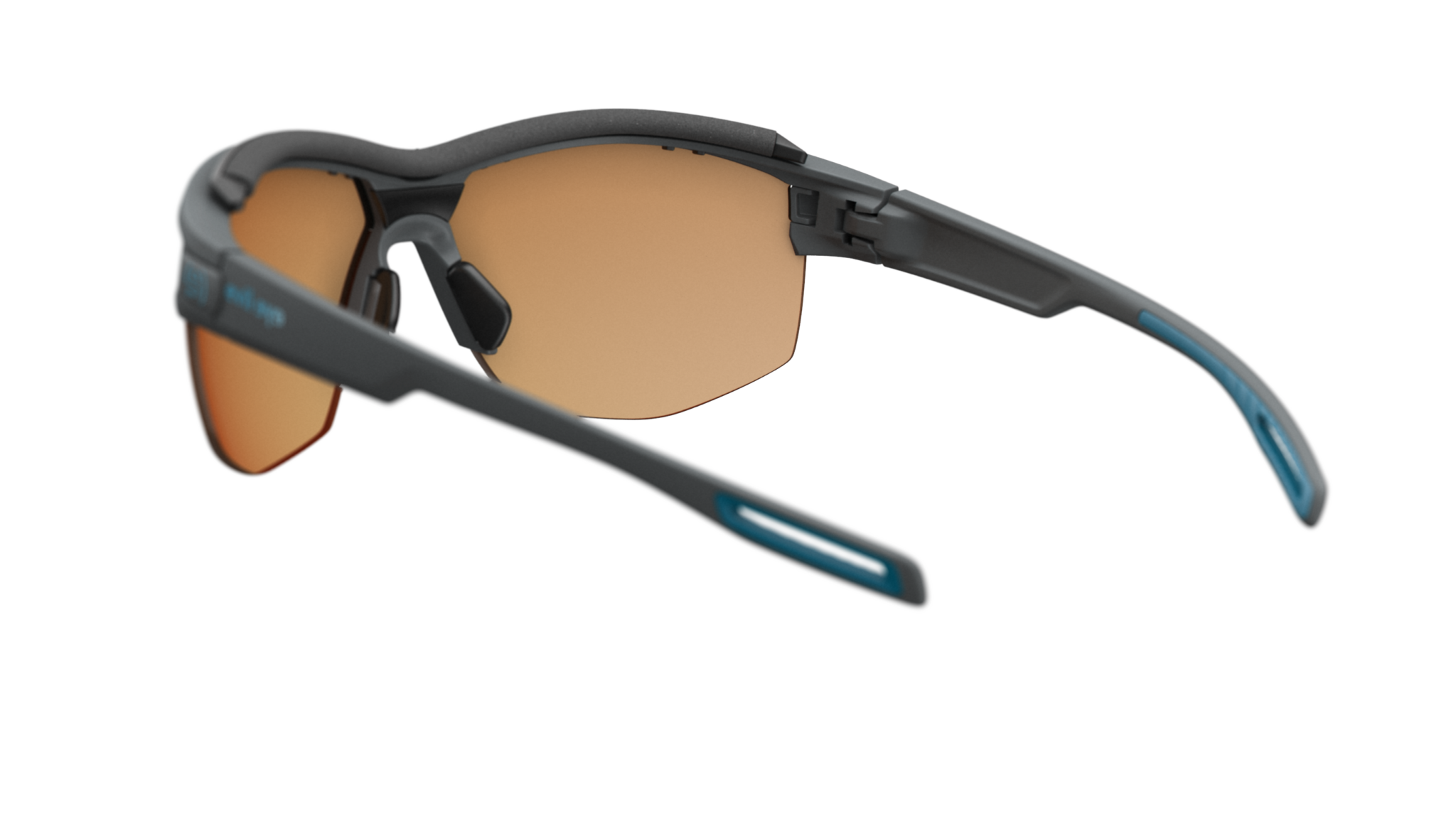 evil eye pathline pro e042/75 6500 tamno siva mat / LST® bright VARiO 
plava mirror - straznji prikaz