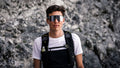 evil eye trailsense II e046/75 5500 dark zelena mat / LST® active silver M - lifestyle fotografija