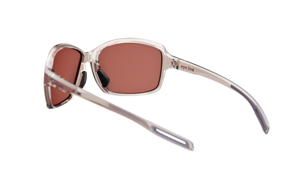 evil eye basou e018/75 8600 rosé prozirna / LST® active silver - straznji prikaz