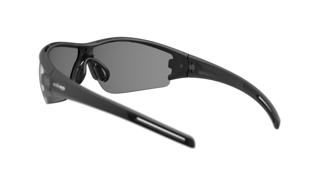 evil eye trace e002/75 9200 crna mat / LST® siva silver - straznji prikaz
