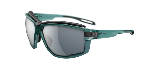 evil eye pathline air pro e049/75 5600 aqua zelena prozirna / LST® siva silver M - bocni prikaz