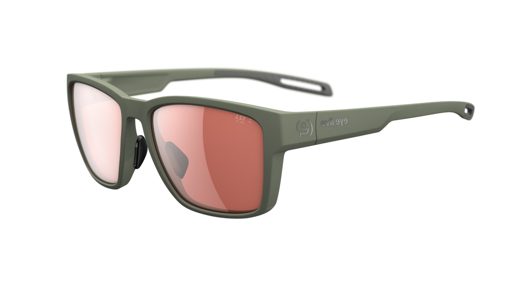 evil eye flare e054/75 5500 forest zelena mat / LST® active silver M - bocni prikaz