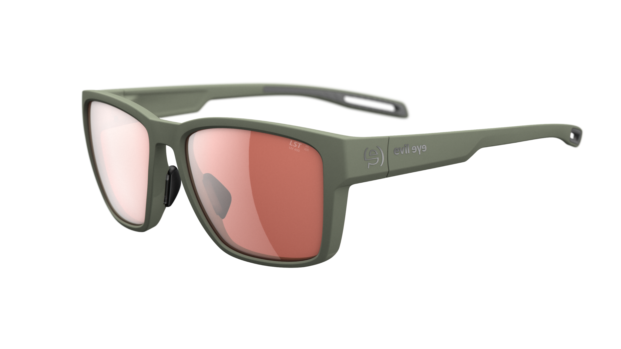 evil eye flare e054/75 5500 forest zelena mat / LST® active silver M - bocni prikaz