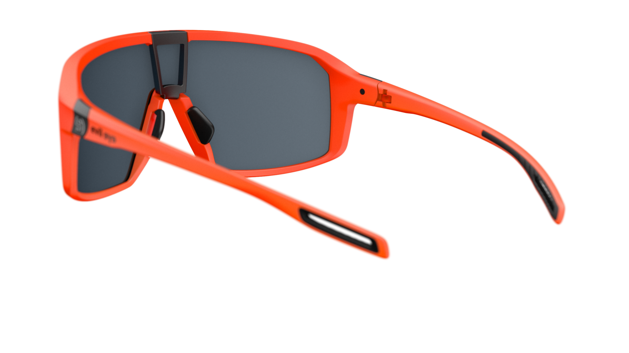 evil eye roadsense e037/75 2500 neon narančasta mat / LST® siva silver - straznji prikaz