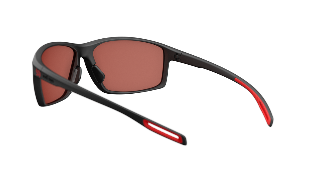 evil eye stoked e022/75 9000 crna mat / LST® active silver - straznji prikaz