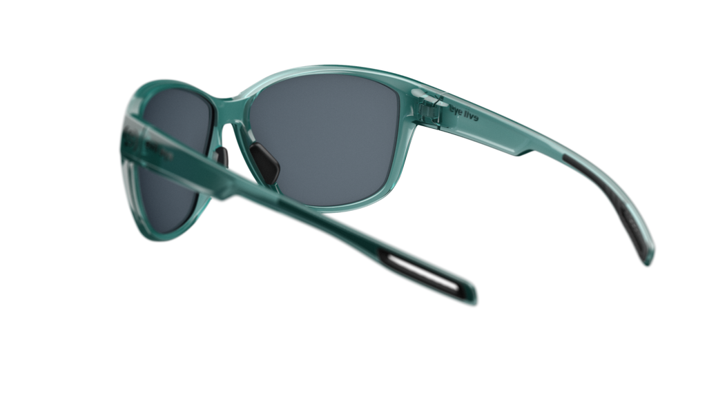evil eye pika e044/75 5500 aqua zelena prozirna / LST® siva silver M - straznji prikaz