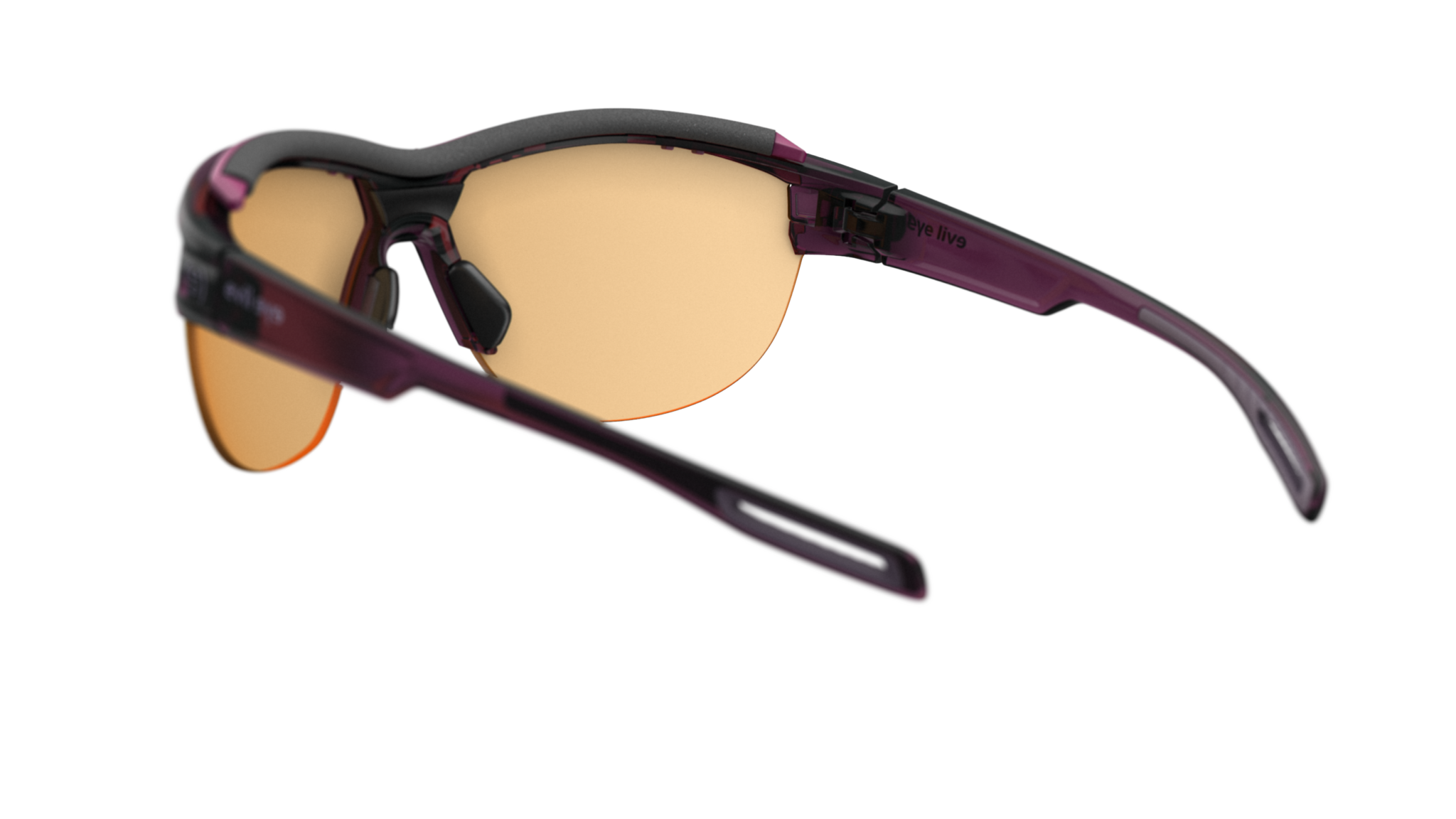 evil eye pathline.f pro e043/75 4000 blackberry prozirna / LST® bright VARiO 
ljubičasta mirror - straznji prikaz