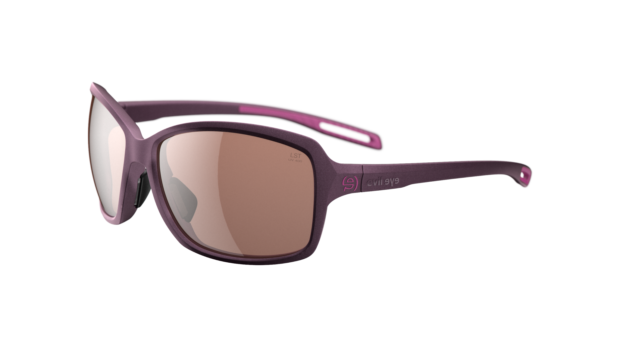 evil eye basou e018/75 4000 violet metalik / LST® contrast silver - bocni prikaz