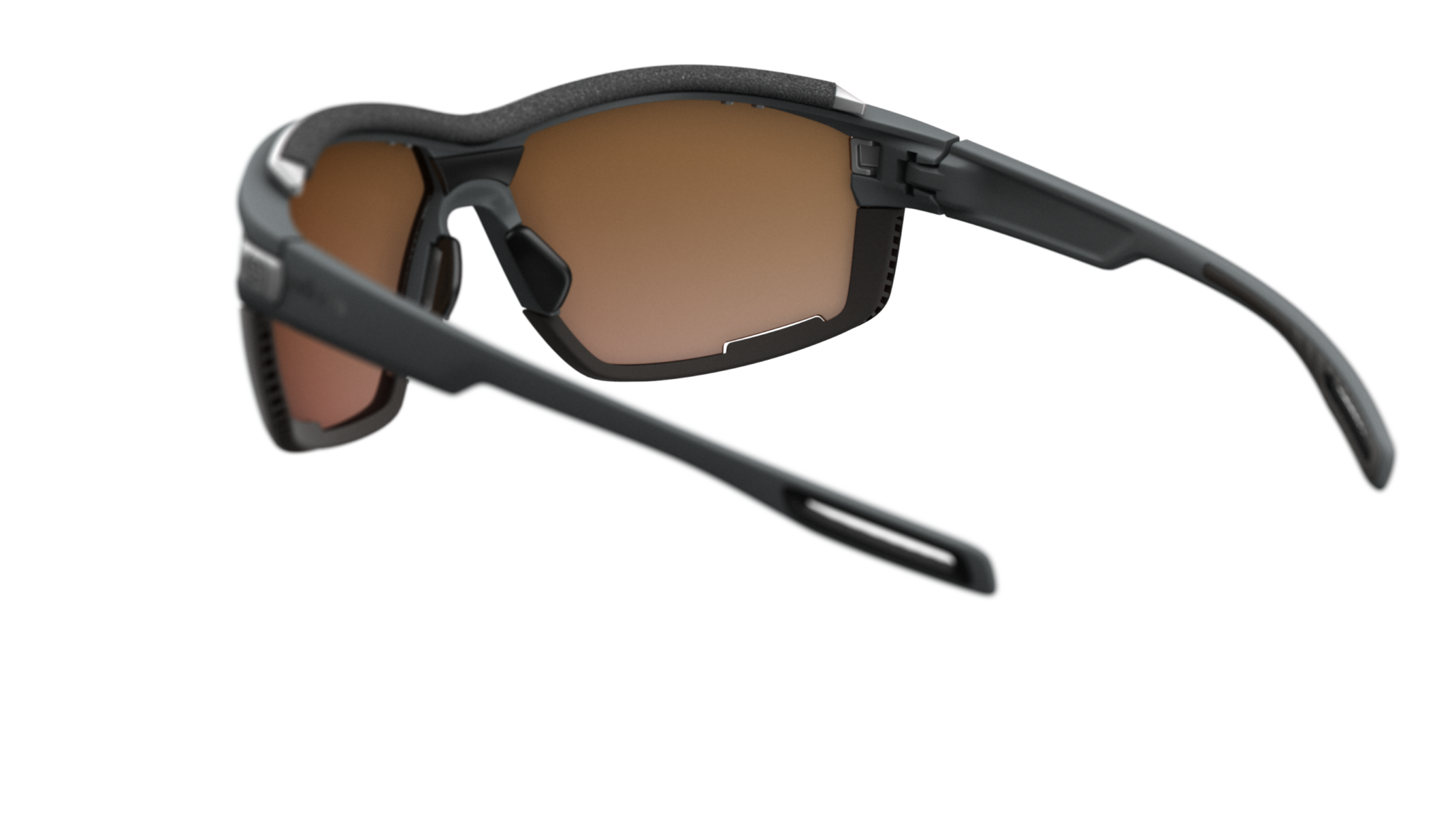evil eye pathline air pro e049/75 6700 tamno siva mat / LST® active crvena mirrior - straznji prikaz