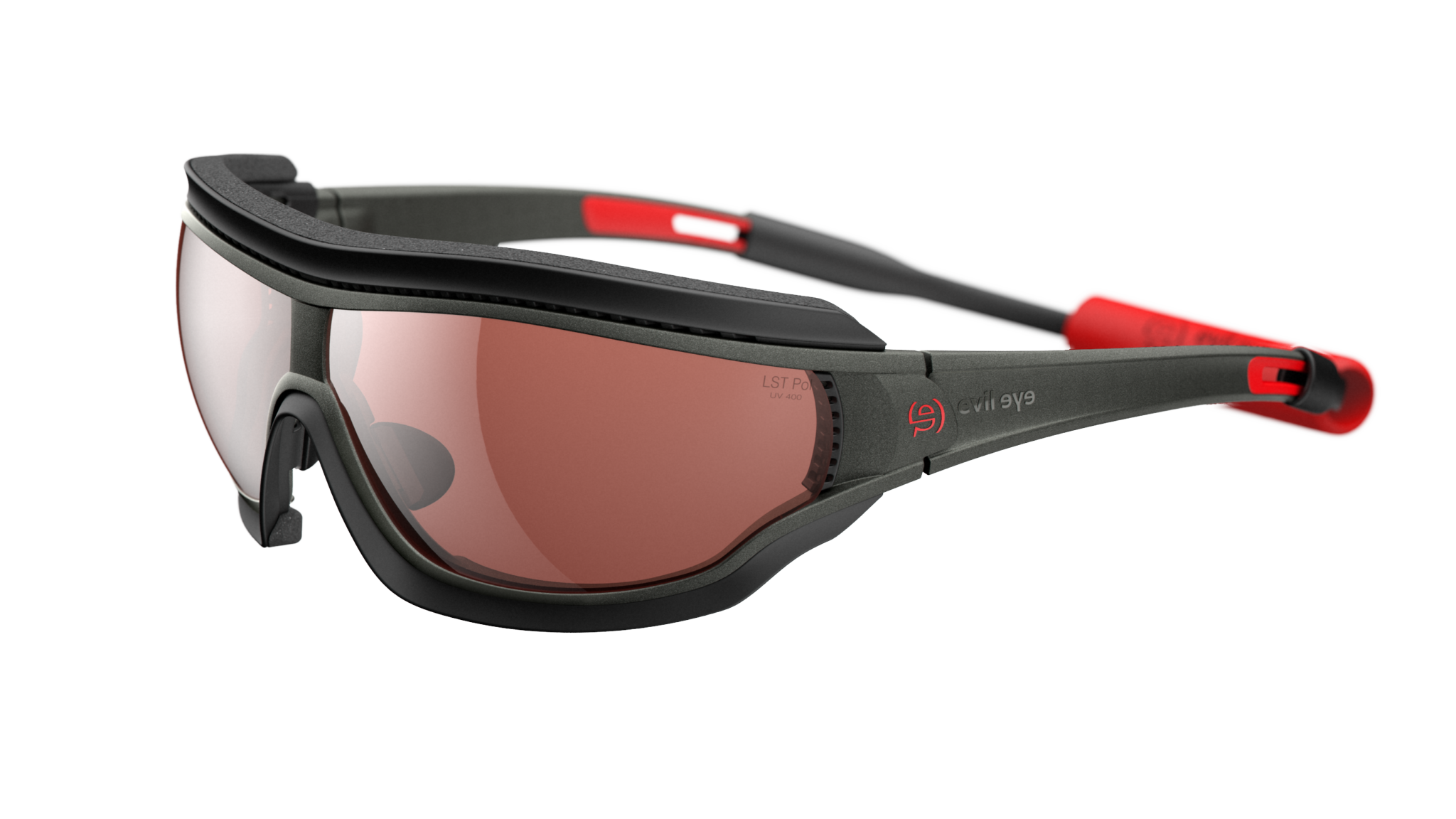 evil eye fusor pro e005/75 6500 dark maslinasta metalik / LST® polarized silver - bocni prikaz