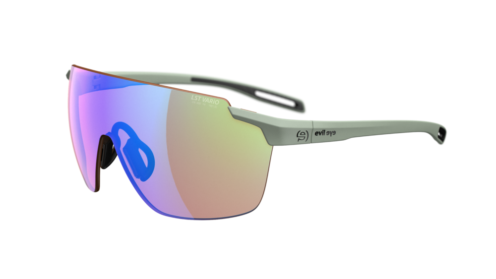 evil eye vistair-x e029/75 5500 smoke zelena mat / LST® VARiO plava-zelena M - bocni prikaz