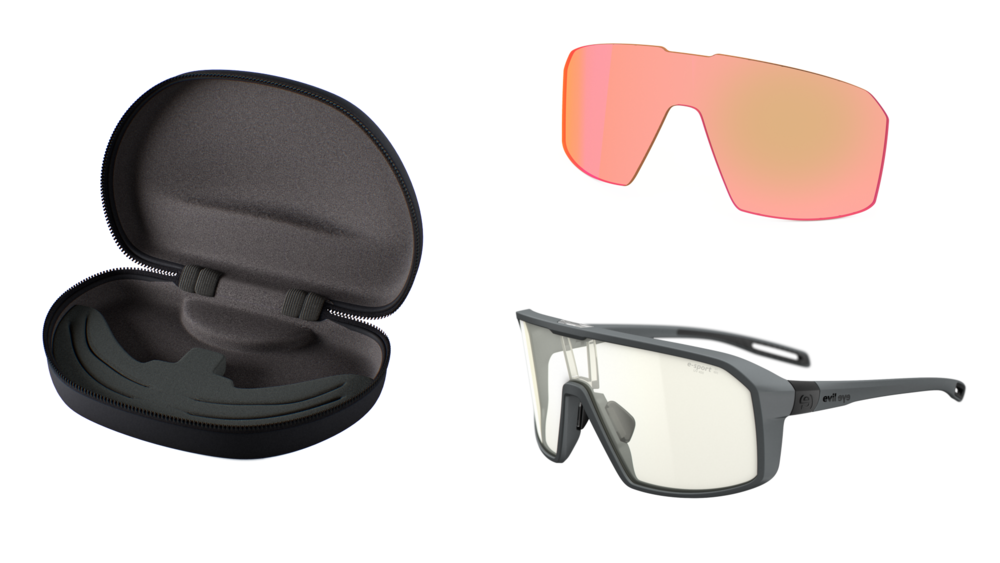 evil eye roadsense e037/76 6600 tamno siva mat / e-sport / LST VARiO ljubičasta M - bocni prikaz