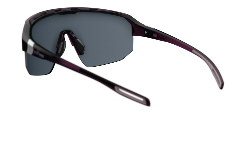 evil eye trailsense II e046/75 4000 blackberry prozirna / LST® siva silver M - straznji prikaz
