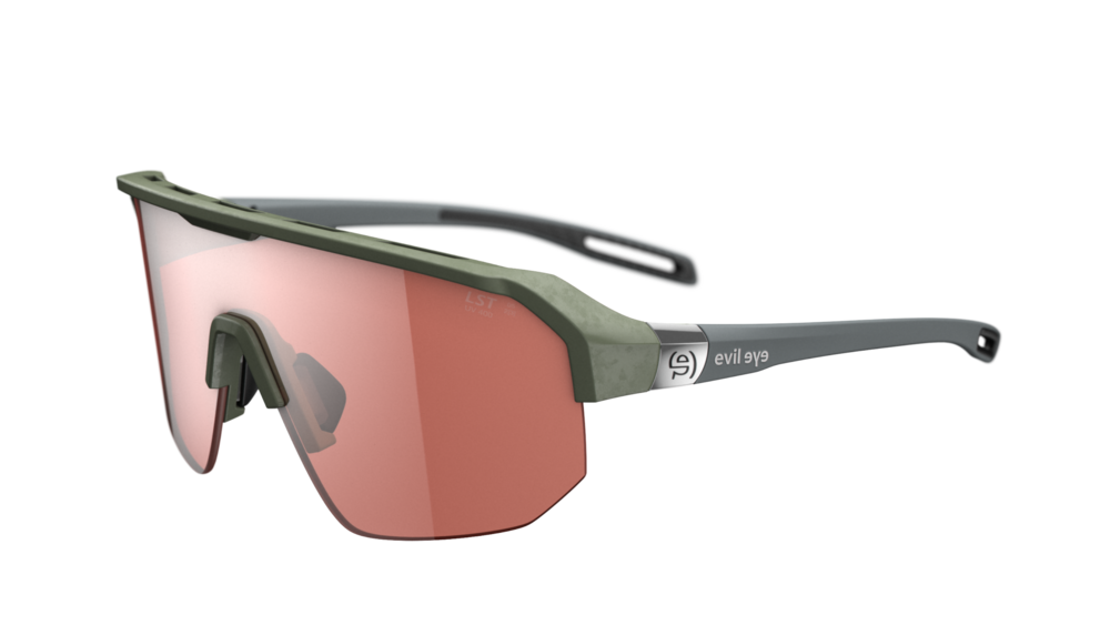 evil eye trailsense II e046/75 5800 raw forest zelena mat / LST® active silver M - bocni prikaz