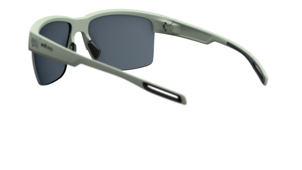 evil eye coastline e048/75 5600 smoke zelena mat / LST® siva silver M - straznji prikaz