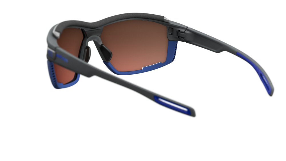 evil eye pathline air pro e049/75 6600 tamno siva mat / LST® active plava mirrior - straznji prikaz