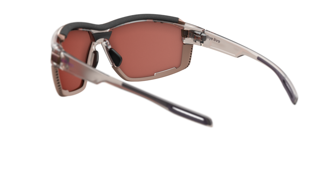 evil eye pathline air pro e049/75 8500 rose prozirna / LST® active silver M - straznji prikaz