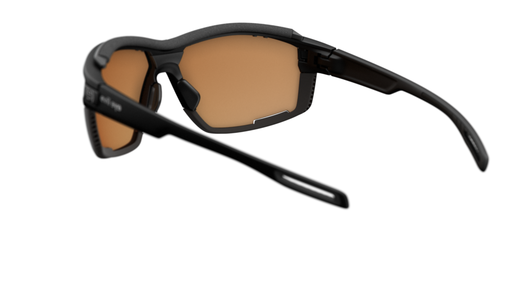 evil eye pathline air pro e049/75 9000 crna mat / LST® VARiO ljubičasta M - straznji prikaz