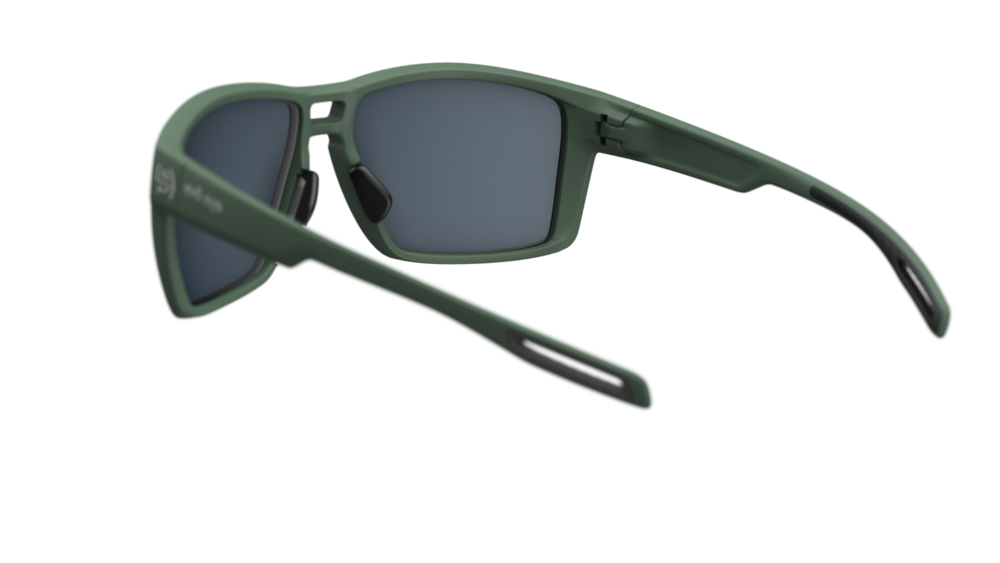 evil eye offshore e050/75 5500 dark zelena mat / LST® siva silver M - straznji prikaz