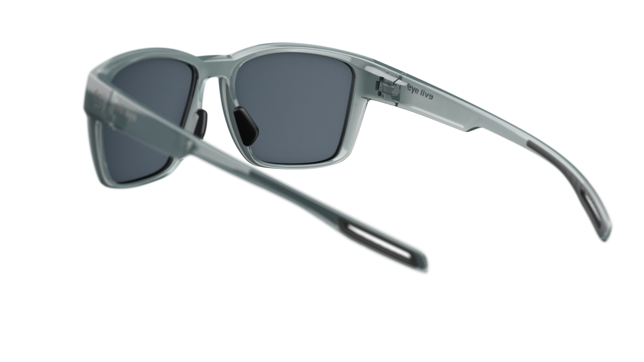 evil eye flare e054/75 5000 aqua siva prozirna / LST® siva silver M - straznji prikaz
