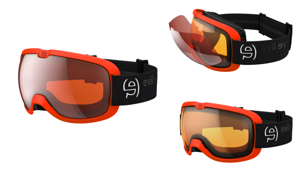evil eye peaksight e604/75 3000 neon narančasta mat / LST bright / LSTactive silver M light - bocni prikaz