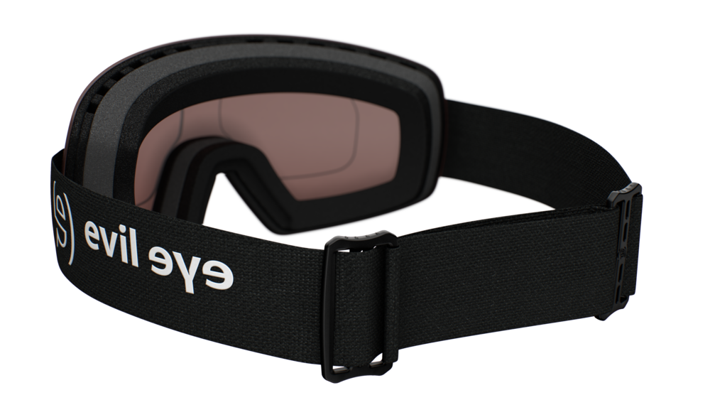 evil eye peaklite e606/75 9100 crna mat / LST® active silver M - straznji prikaz